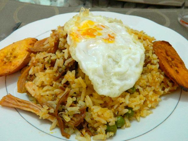 Majadito de charque saludable